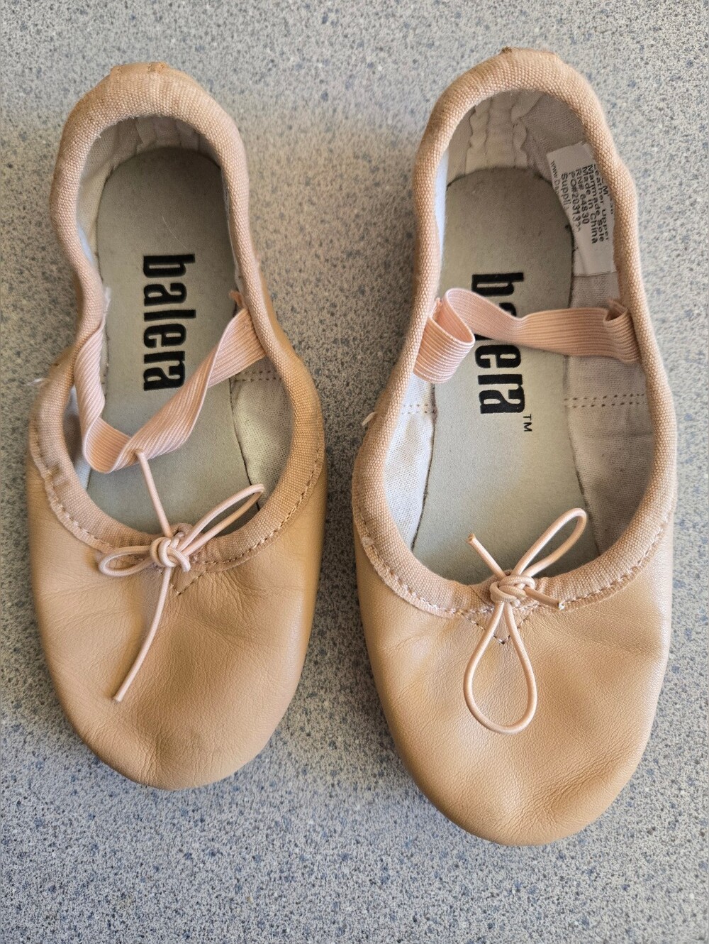 balera Kids Ballet Shoes Pink 12cm